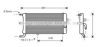 PRASCO AI2062 Radiator, engine cooling